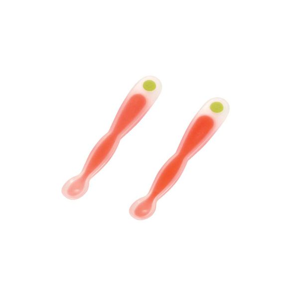 Bebeconfort Coral Thermosensitive Spoons Set of 2