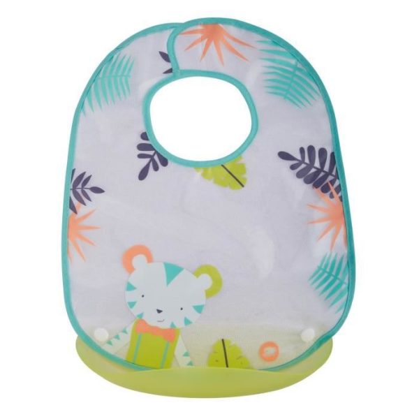 Bebeconfort Jungle Vibe Bib With plastic crumbs Collector