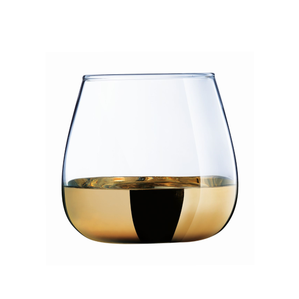 Luminarc Electric Gold Glass 300ml Set of 4pcs