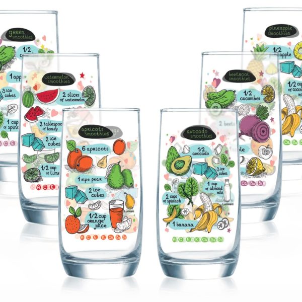Luminarc Vigne Smoothie Recipes 350ml Set of 6