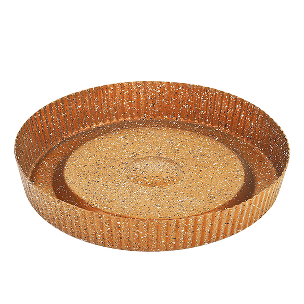 OMS Granite Tart Cake Mold 30cm Copper