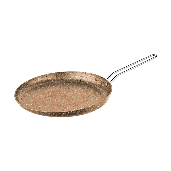 OMS Non-Stick Granite Crepe Pan 24cm Brown