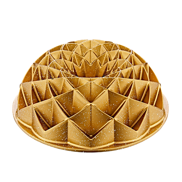 OMS Tierrae Granite Cake Mould Die Cast 25cm Gold