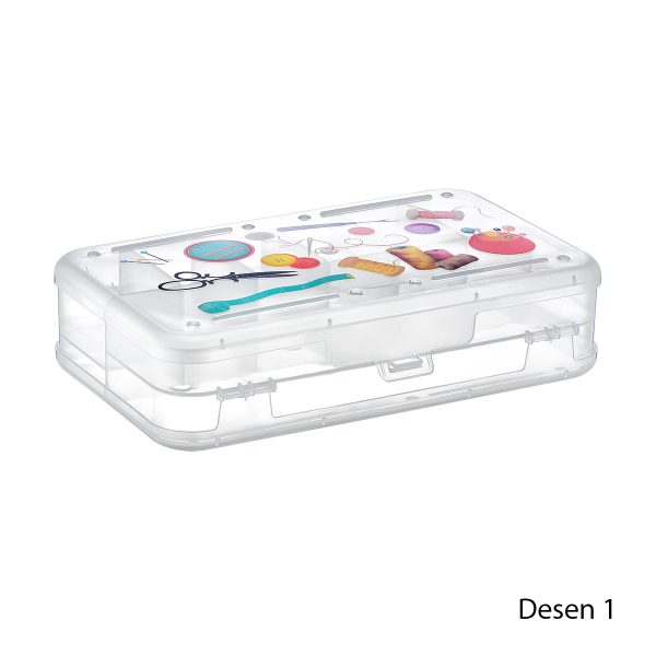 Plast ART Sewing Box 14x22.5x5.5cm