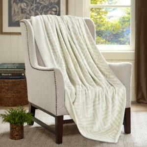 Cannon Flannel Links Reverse Design Blnkt 240×220 Cream