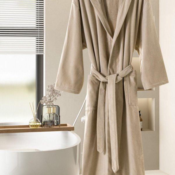 روب كانون ماكسي بقبعة – قطن ممشط (XL)